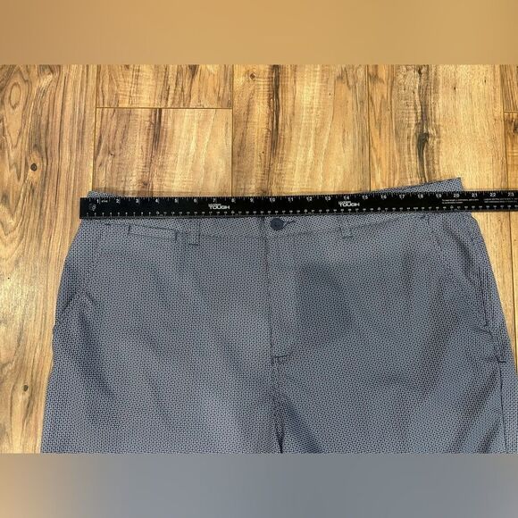 Johnnie-O Golf Performance Shorts 40x9 Pacific Blue Geometric Print - Picture 5 of 9